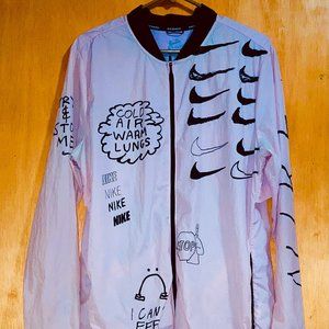 NIKE NATHAN BELL PRINT TRACK JACKET SIZE: M (MEDIUM)
